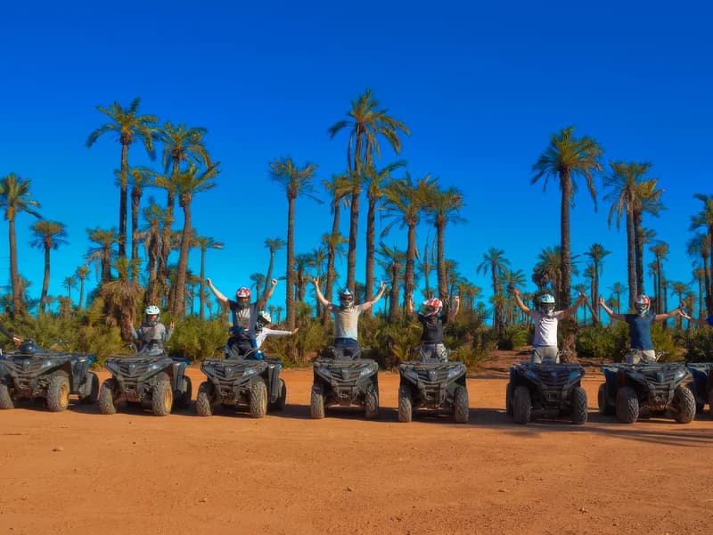Quad en el Palmeral de Marrakech
